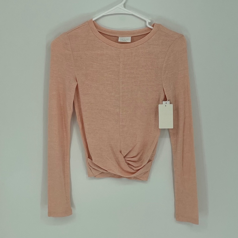 ABOUND Pink Rose Cloud Long Sleeve Top